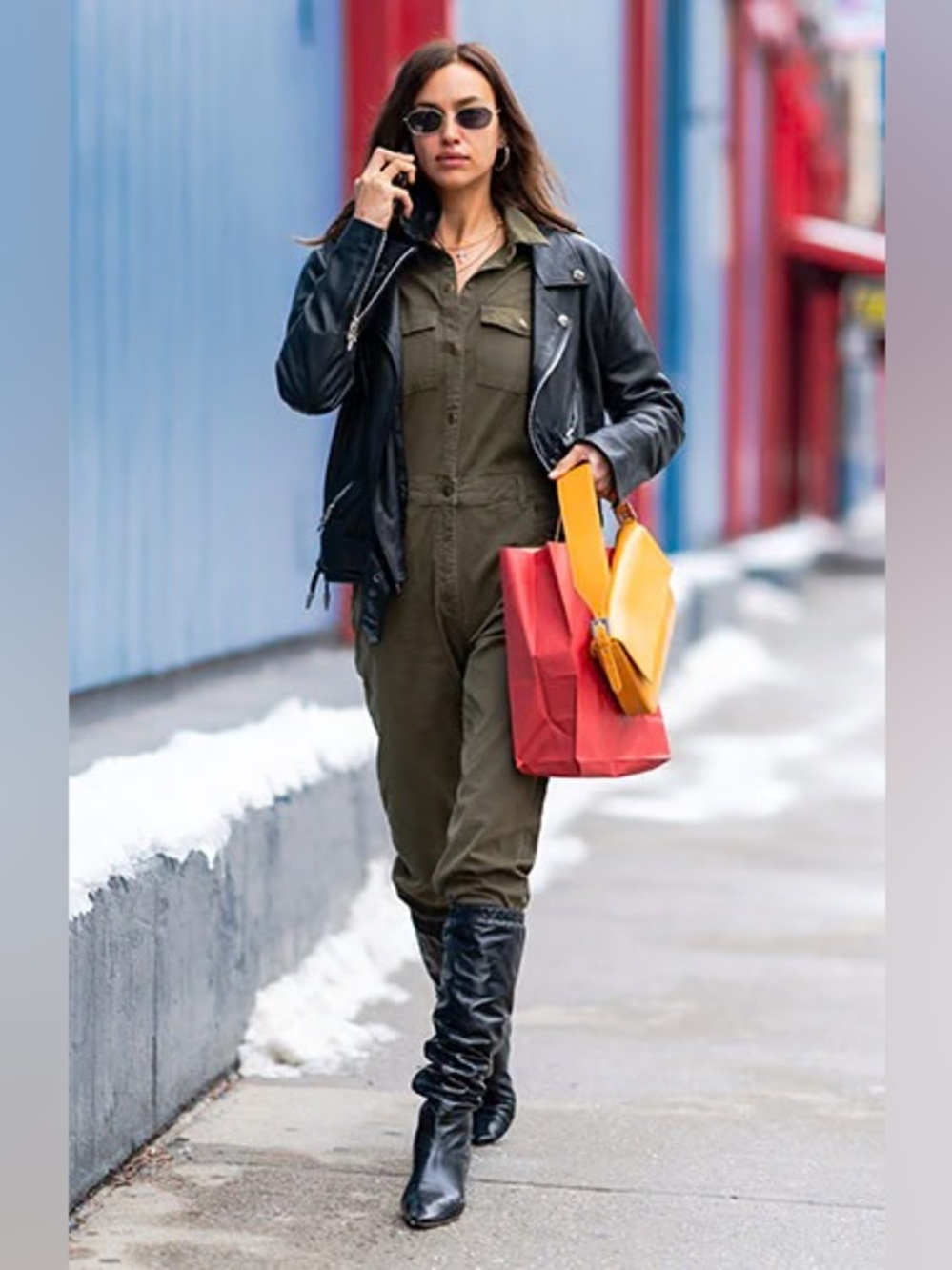 DL1961 Olive Utility Jumpsuit | Military Cargo | Cotton Twill | Size M
